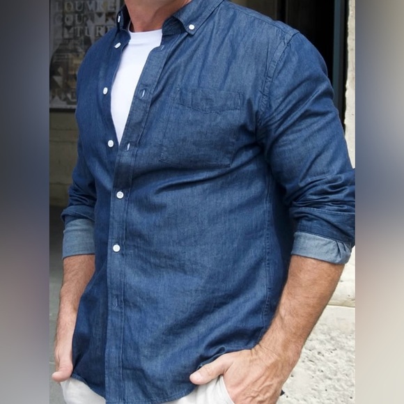 💎💎 Ted Baker Blue Casual Button Down Shirt💎💎 - Picture 1 of 9